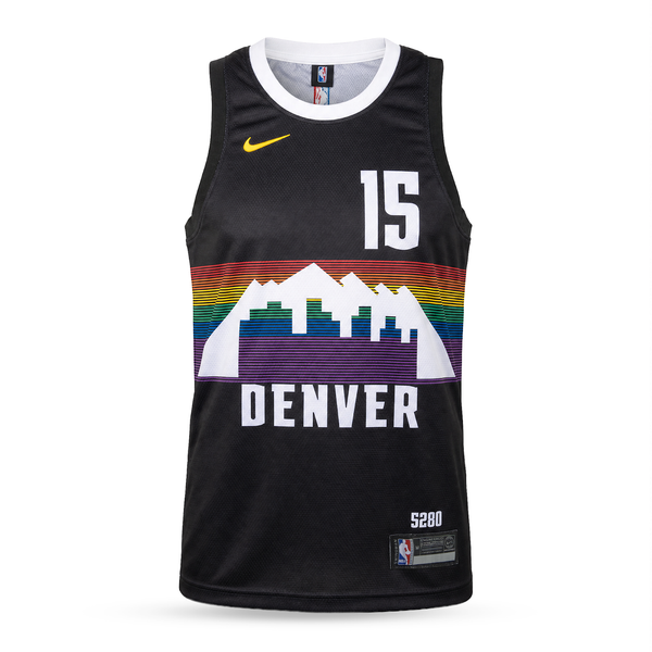 Denver Nuggets Muški Košarkaški Dres, Jokić. Crni
