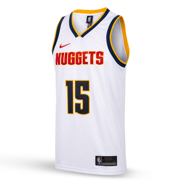 Denver Nuggets Muški Košarkaški Dres, Jokić. Bijeli