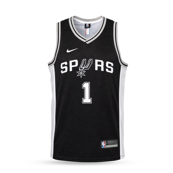San Antonio Spurs Muški Košarkaški Dres, Wembanyama. Crni