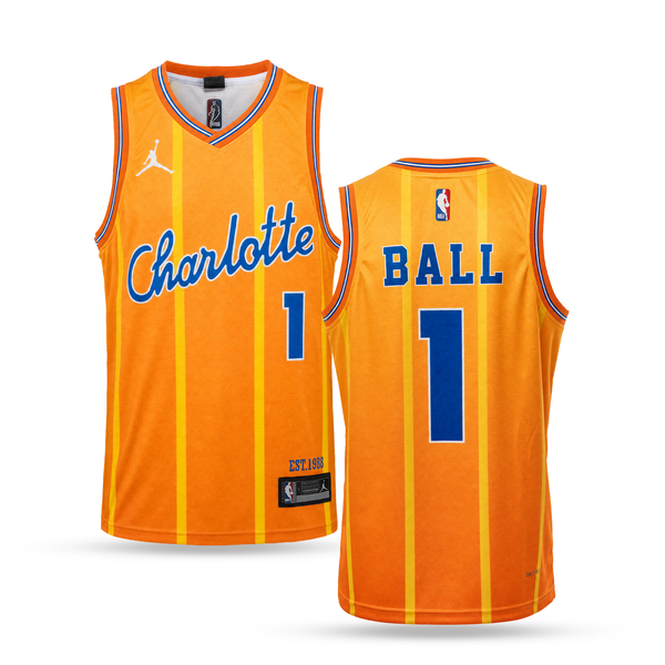 Charlotte Hornets Muški Košarkaški Dres, Ball. Narančast
