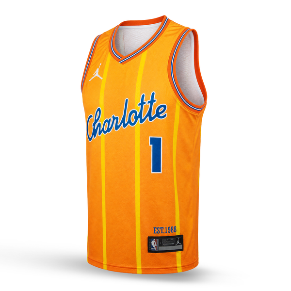 Charlotte Hornets Muški Košarkaški Dres, Ball. Narančast