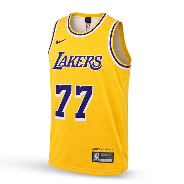 LA Lakers Muški Košarkaški Dres, Dončić. 26/27, Žuti