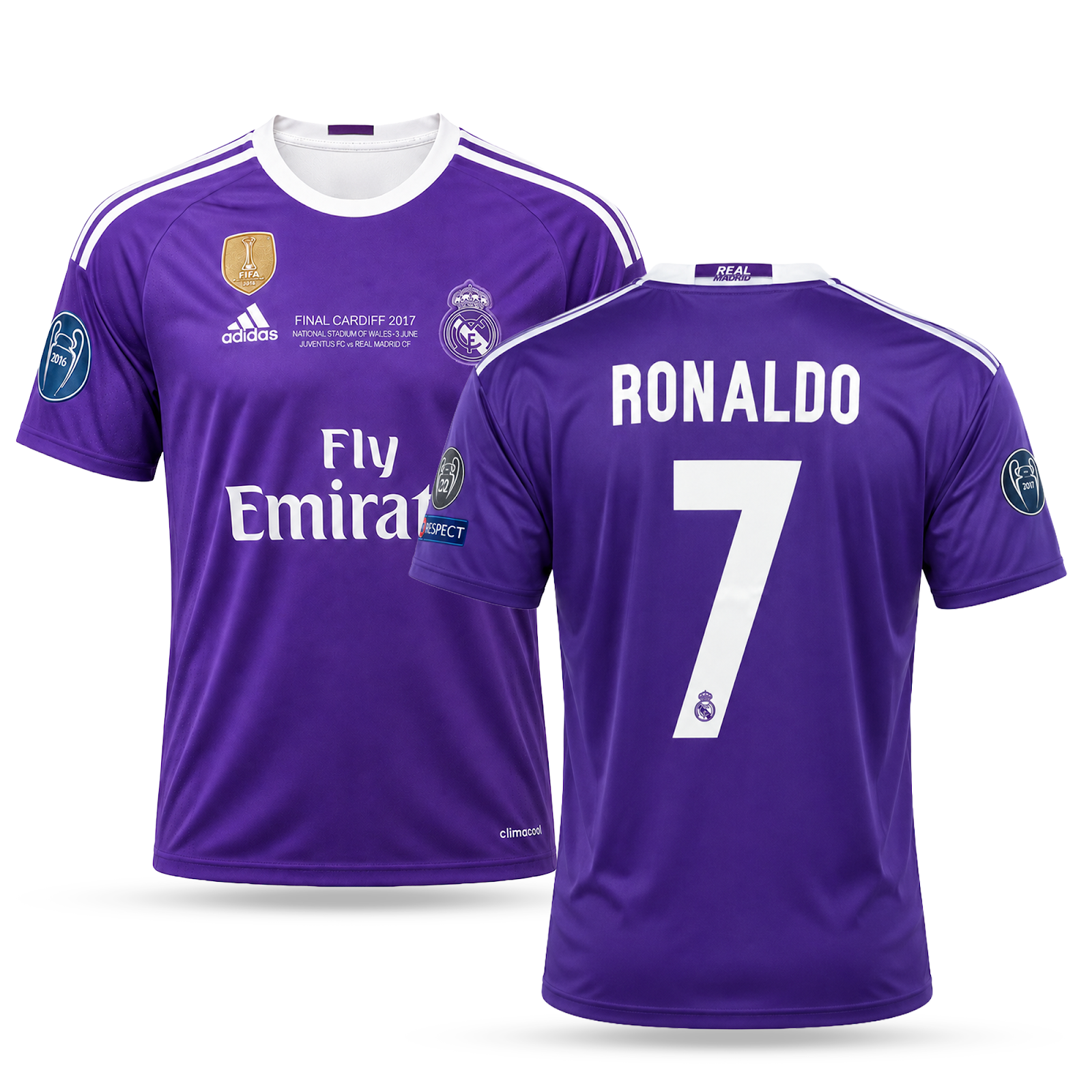 Real Madrid muški nogometni dres, Ronaldo. Završna 2017