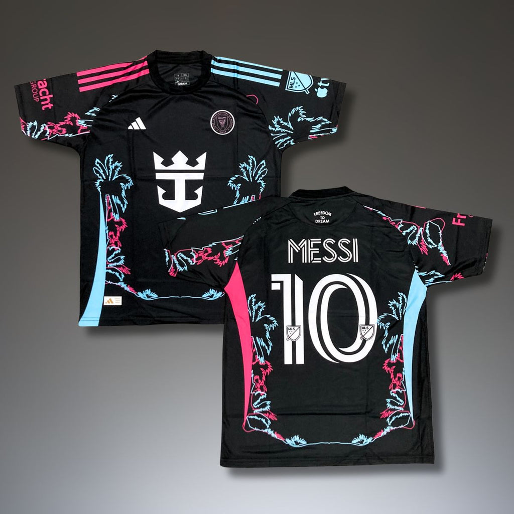 Muški nogometni dres, crni, Inter Miami, Messi. Posebno izdanje 24/25