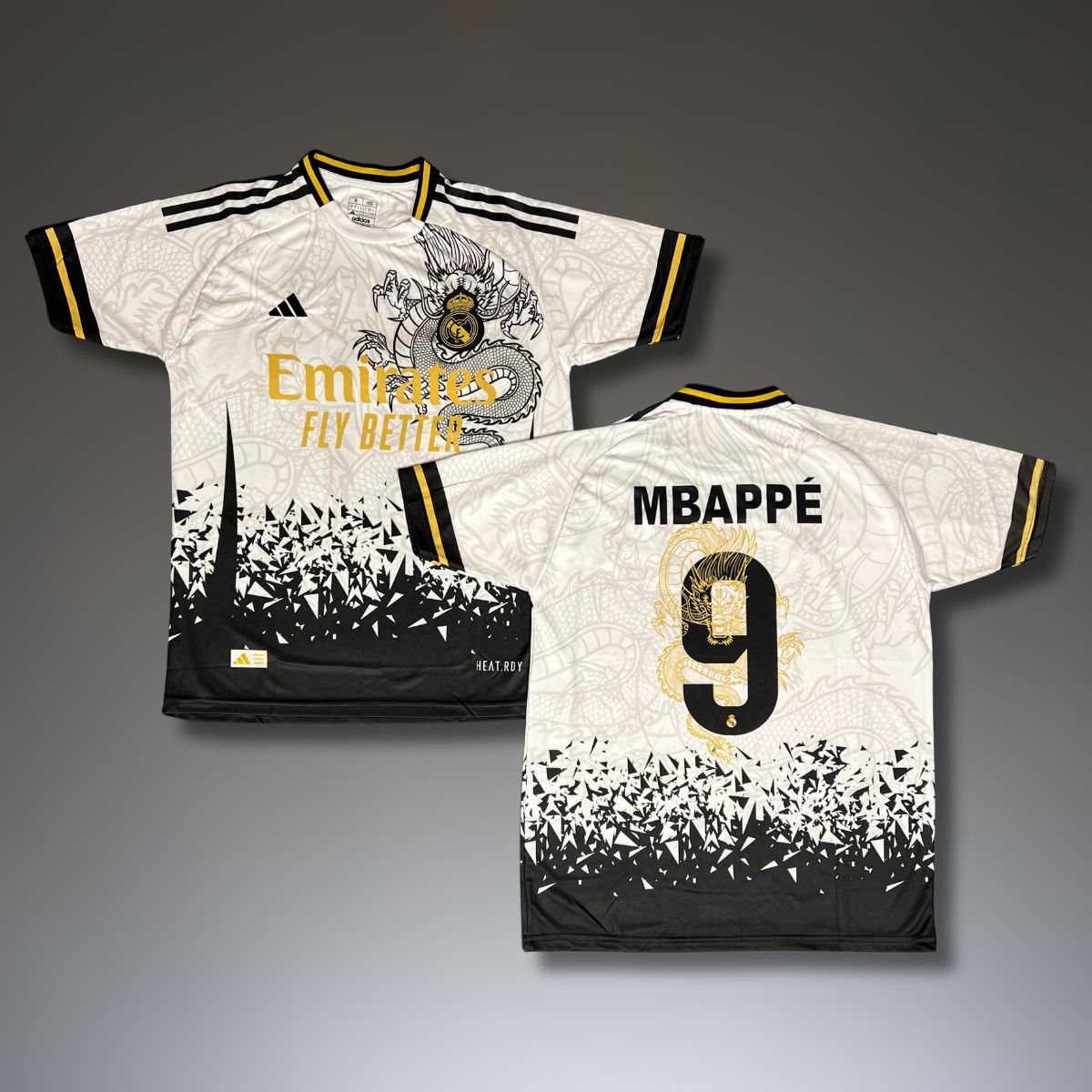 Muški dres Real Madrid, bijeli, Mbappe. Zmajevo izdanje 2024