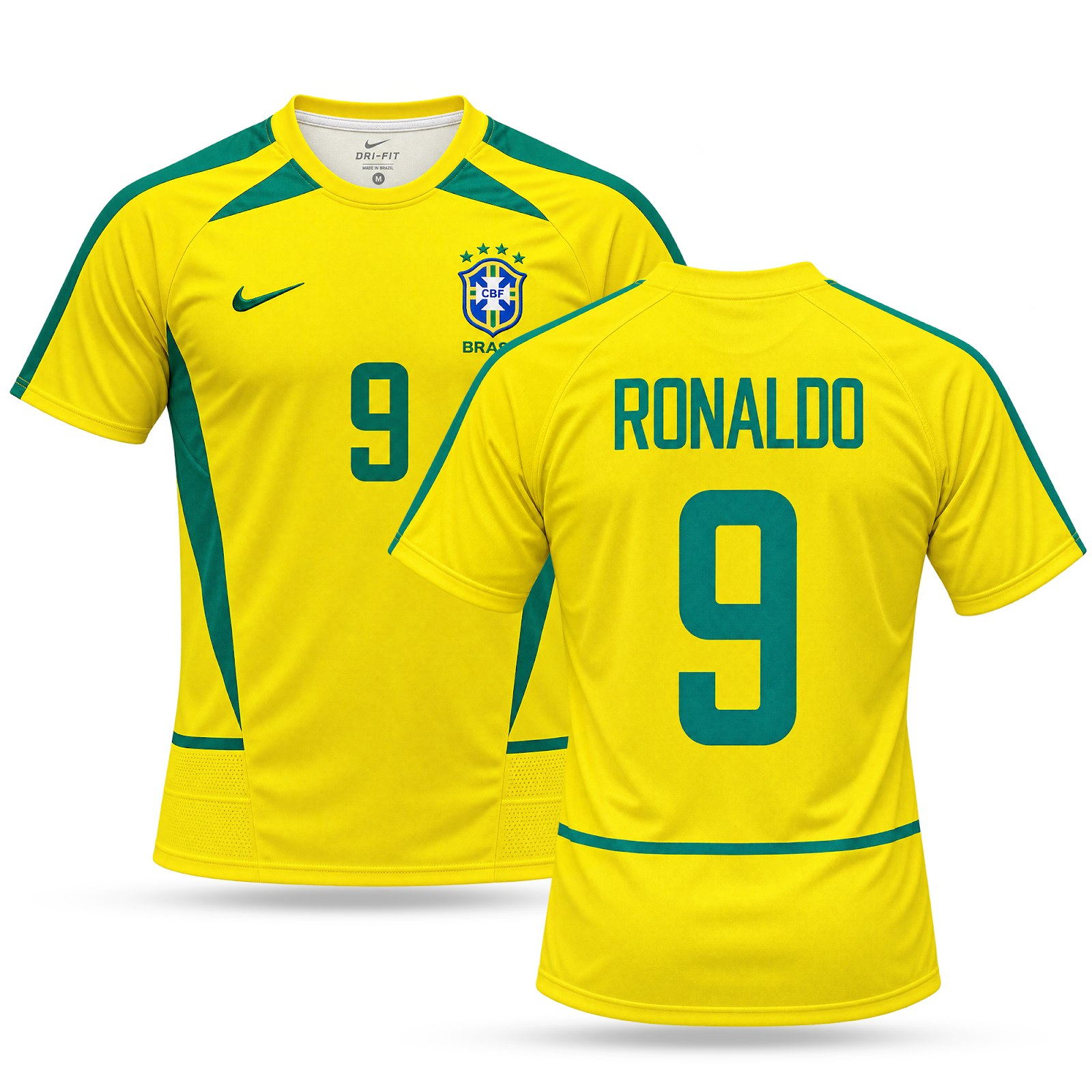Muški dres Brazil, Ronaldo. SP 2002