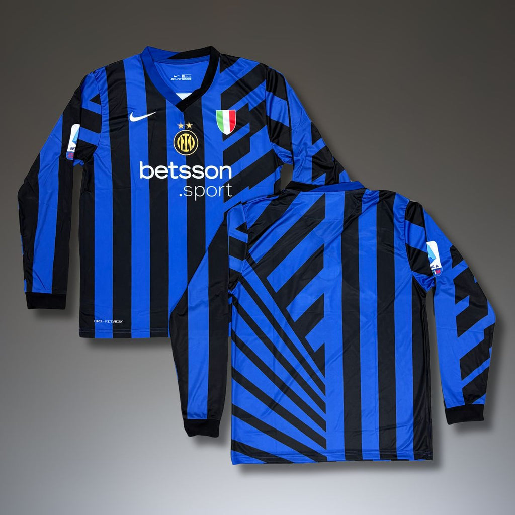 Muški nogometni dres s dugim rukavima Inter Milan. 24/25