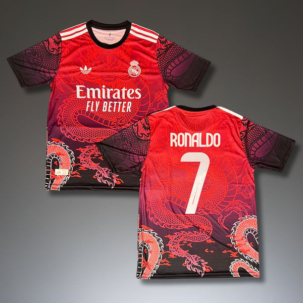 Muški dres Real Madrid, crveni, Ronaldo. Dragon izdanje 2025