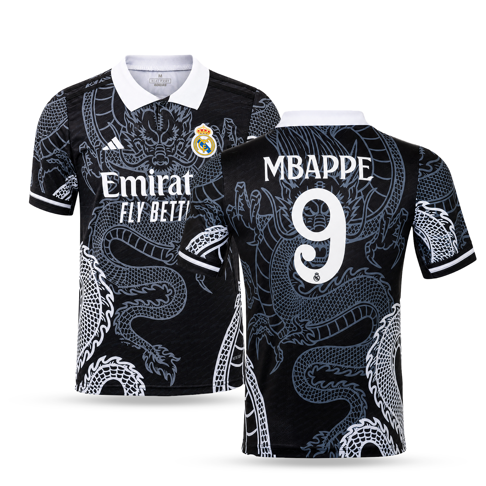 Muški dres Real Madrid, Mbappe. Izdanje crnog zmaja 2025