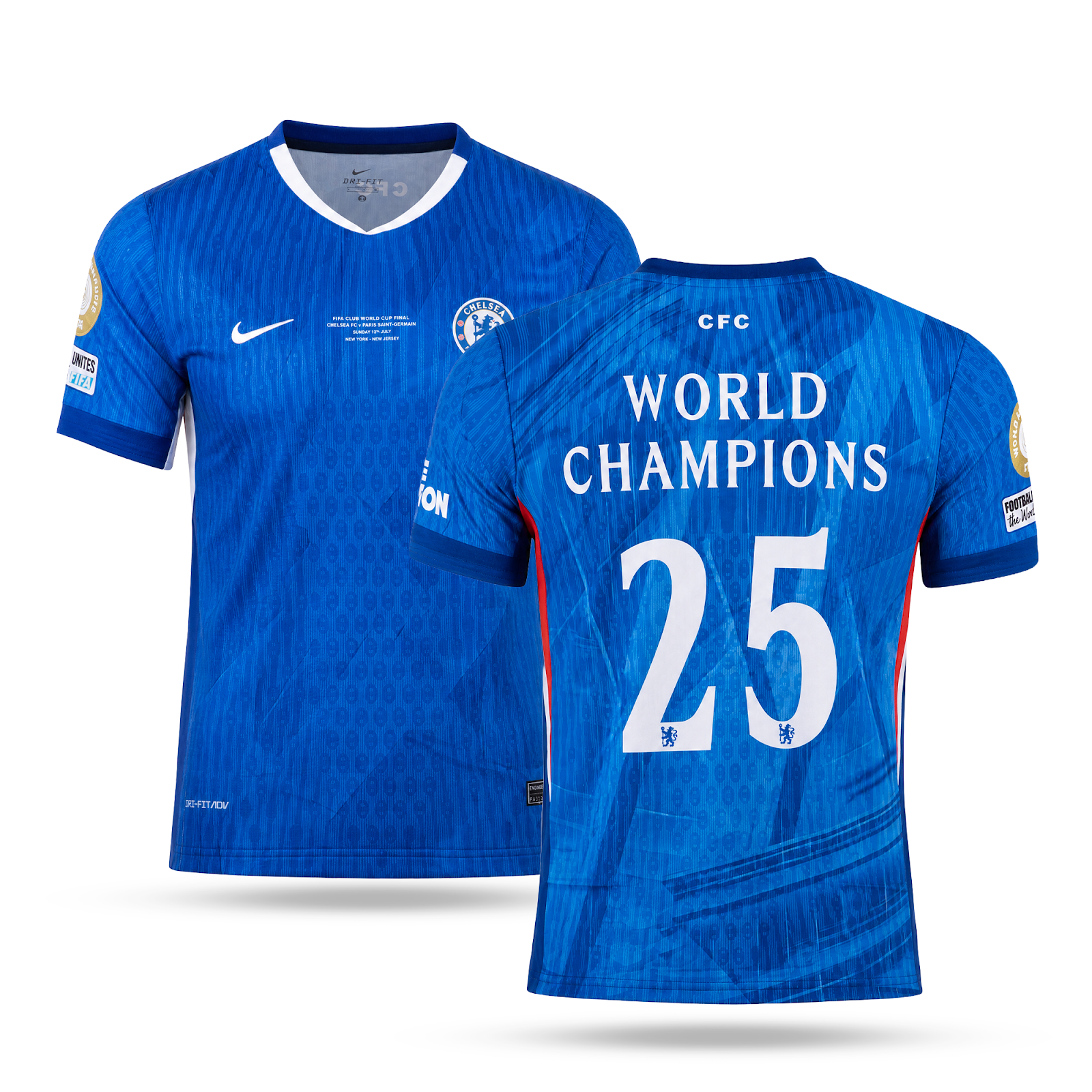 Muški dres Chelsea. Izdanje svjetskih prvaka 2025