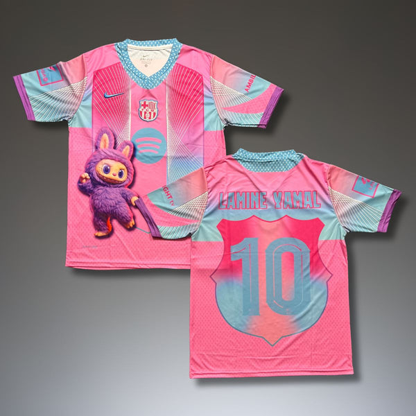 Muški dres Barcelonin, Yamal. Posebno ružičasto Labubu izdanje