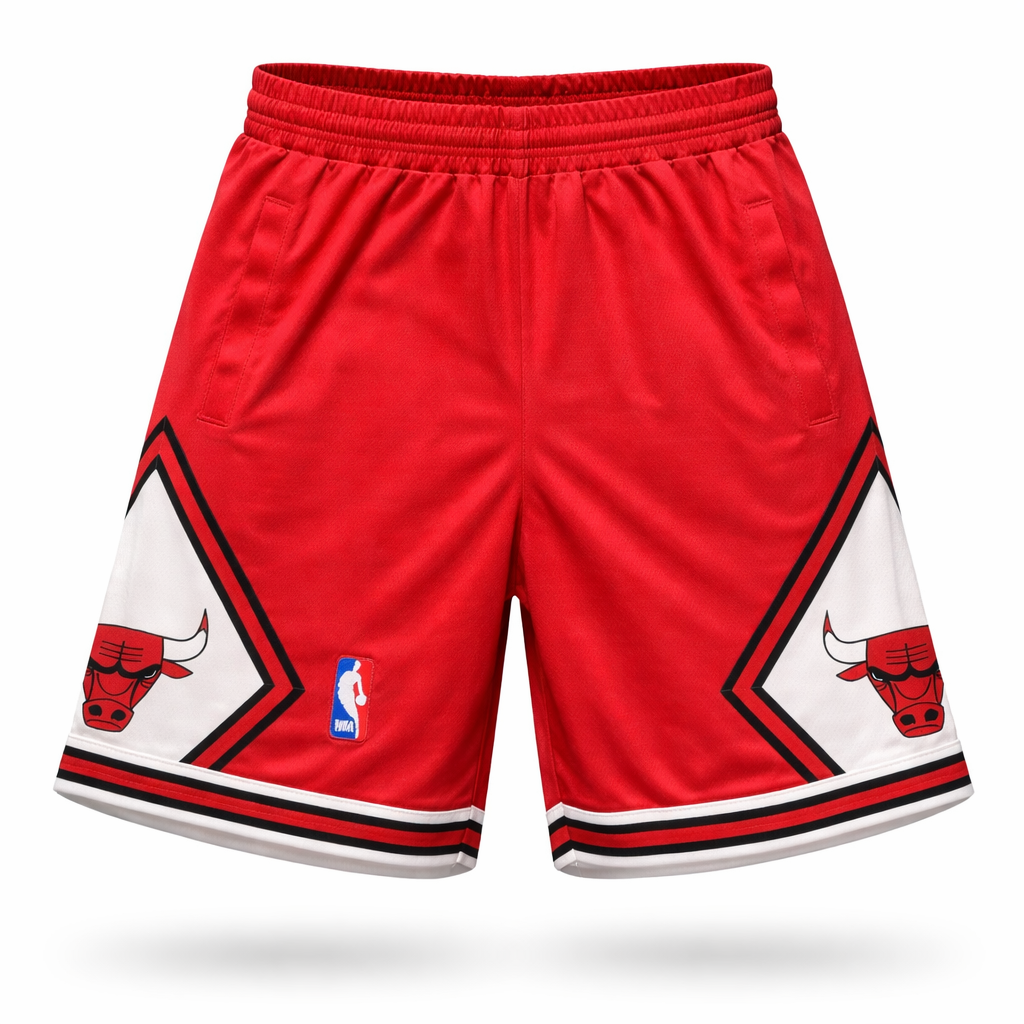 Chicago Bulls Muške Kratke Hlače. Crvene