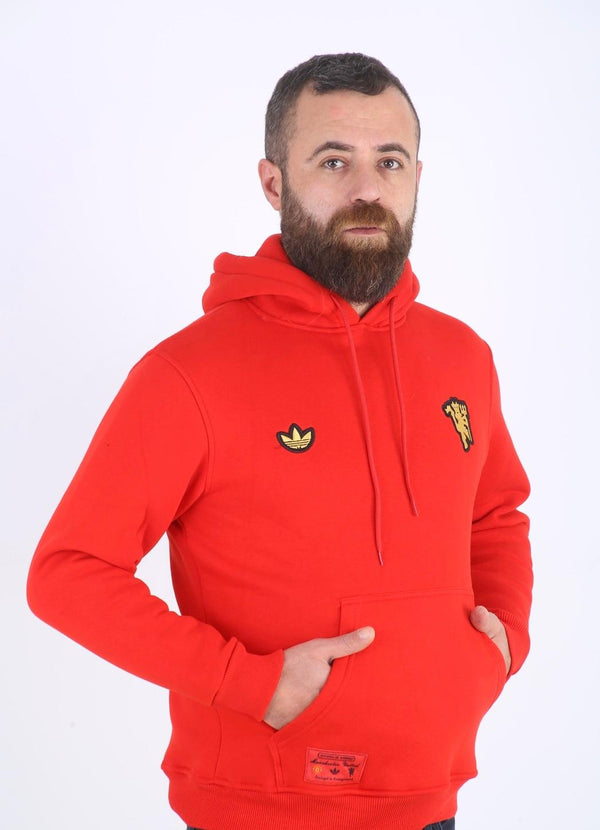 Manchester United Men Hoodie, Red