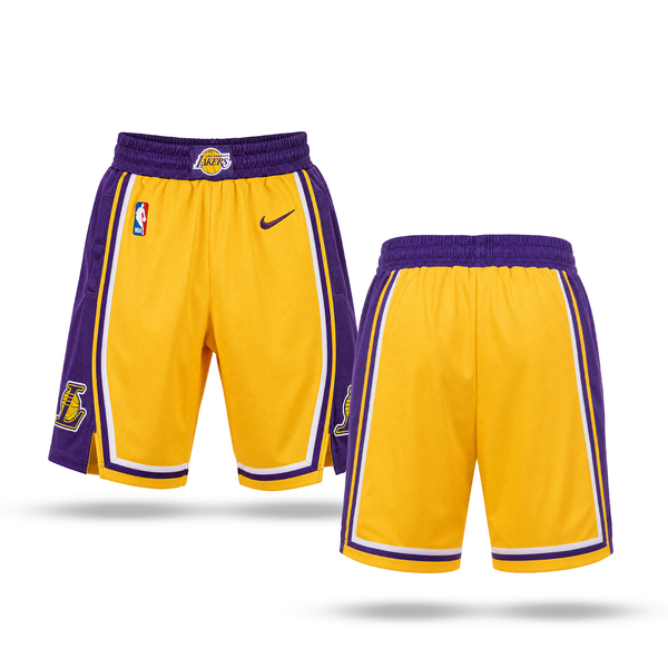 LA Lakers Muške Klasične Kratke Hlače. Žute