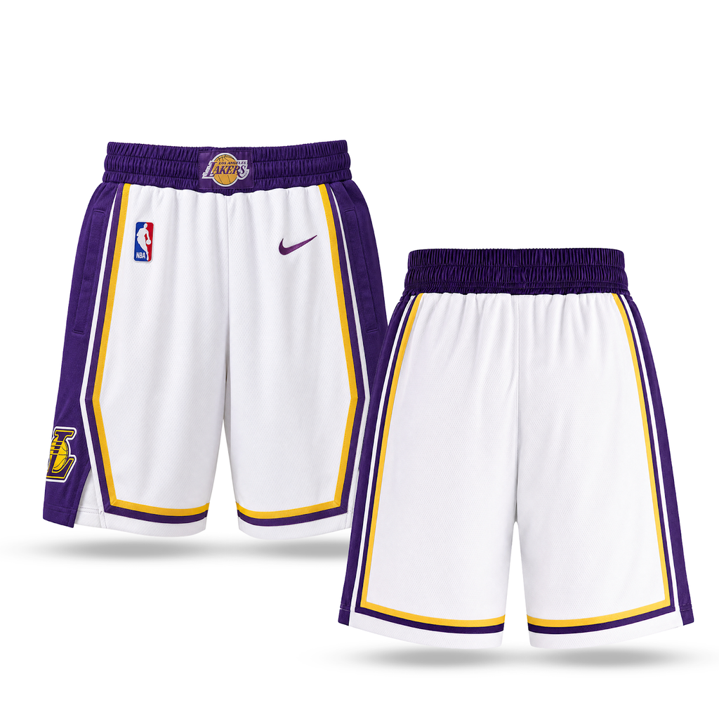 LA Lakers Muške Klasične Kratke Hlače. Bijele
