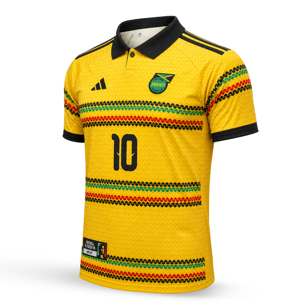 Jamajka Muški Nogometni Dres, Bob Marley. Bob Marley Edition, Žut