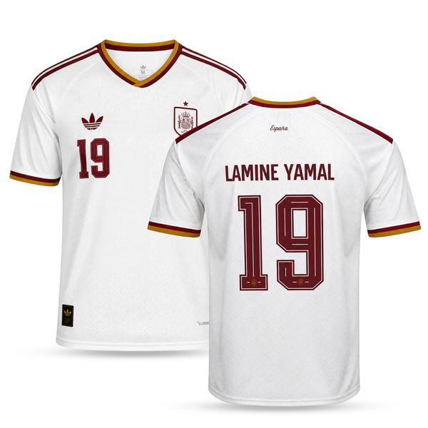 Španjolska Muški Gostujući Nogometni Dres, Jamal. World Cup 2026