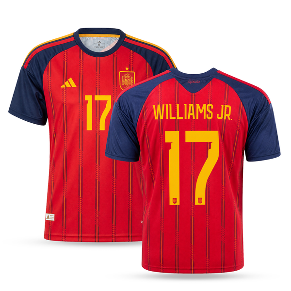 Španjolska Muški Nogometni Dres, Williams. World Cup 2026