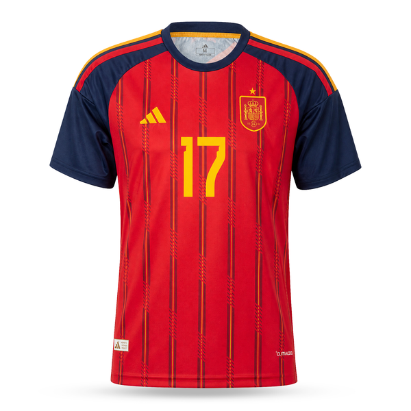 Španjolska Muški Nogometni Dres, Williams. World Cup 2026