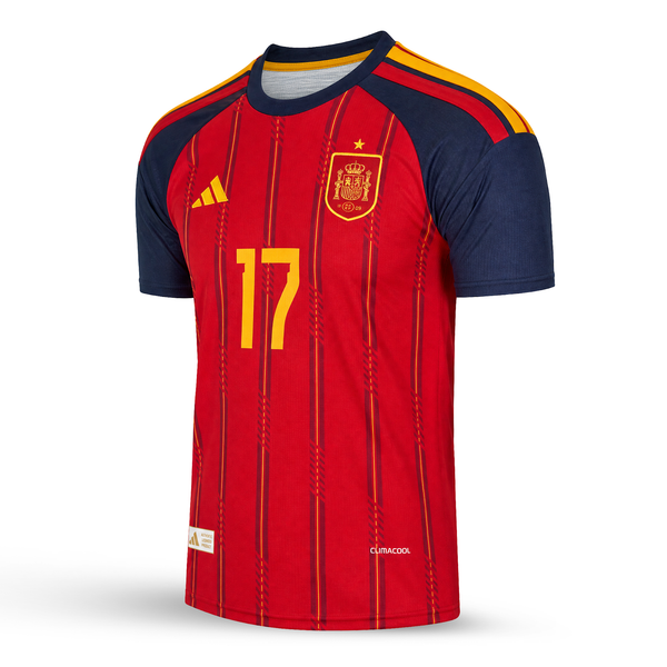 Španjolska Muški Nogometni Dres, Williams. World Cup 2026