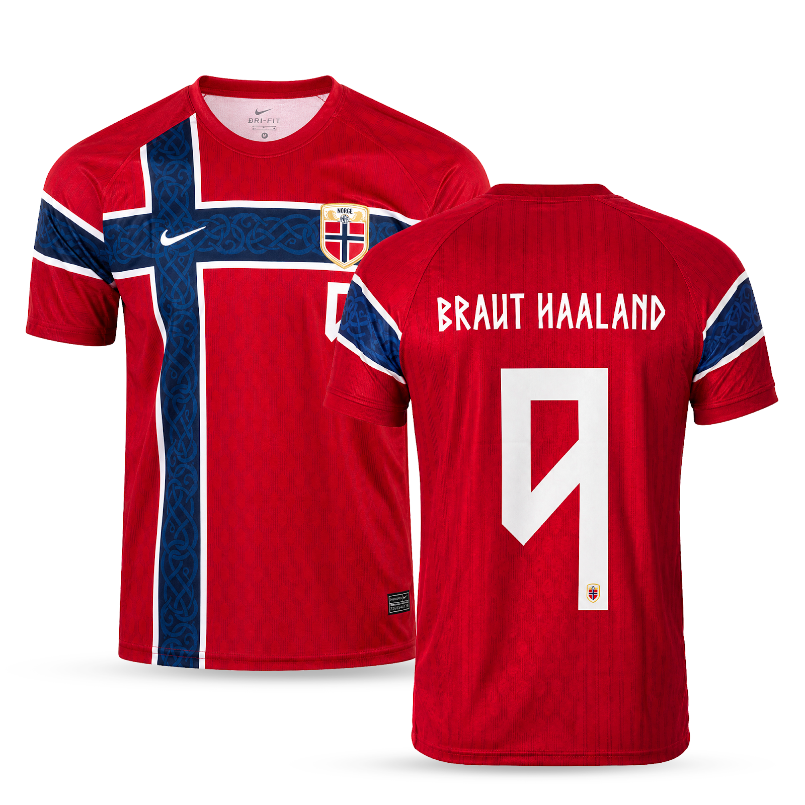 Norveška Muški Nogometni Dres, Haaland. World Cup 2026