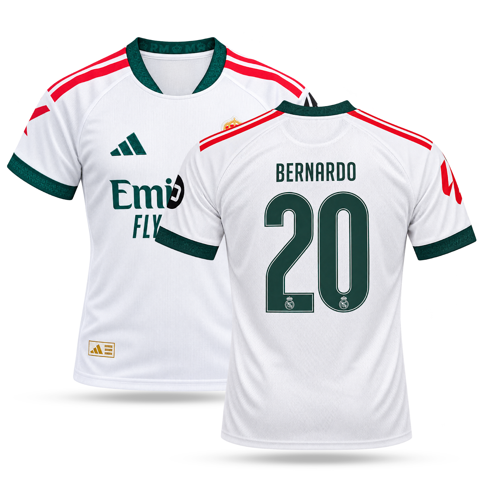 Real Madrid Muški Nogometni Dres, Bernardo. 26/27
