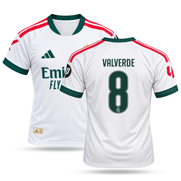 Real Madrid Muški Nogometni Dres, Valverde. 26/27